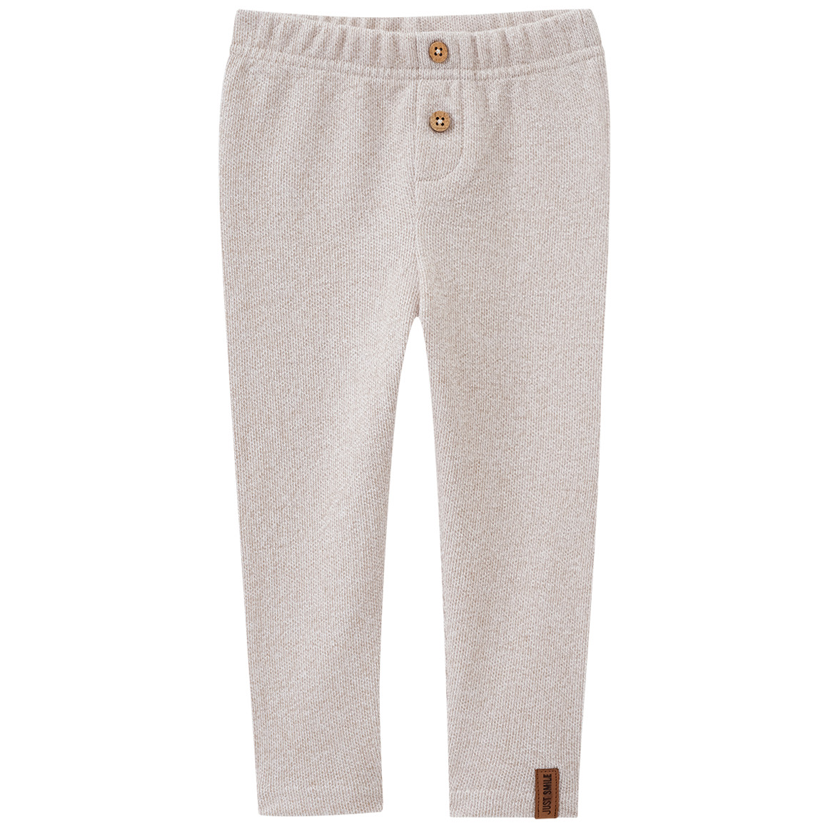 Topomini Baby Leggings aus Sweat hellbeige