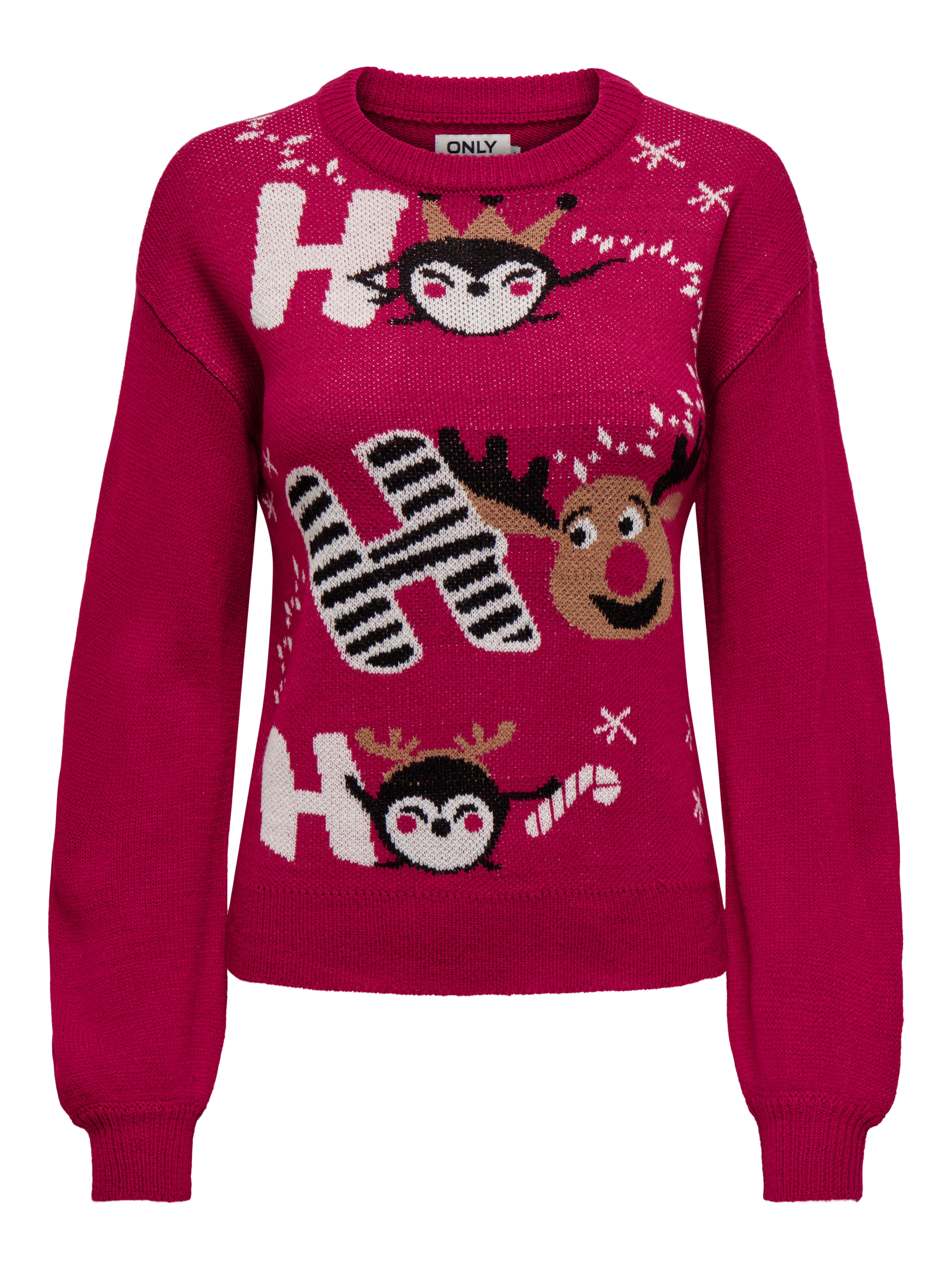 ONLXMAS Strickpullover Chili Pepper