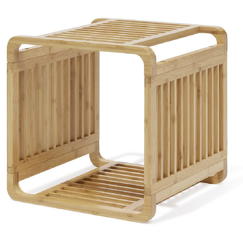 Étagère 1 case Macao bambou naturel - L.33xP.33xH.33 cm