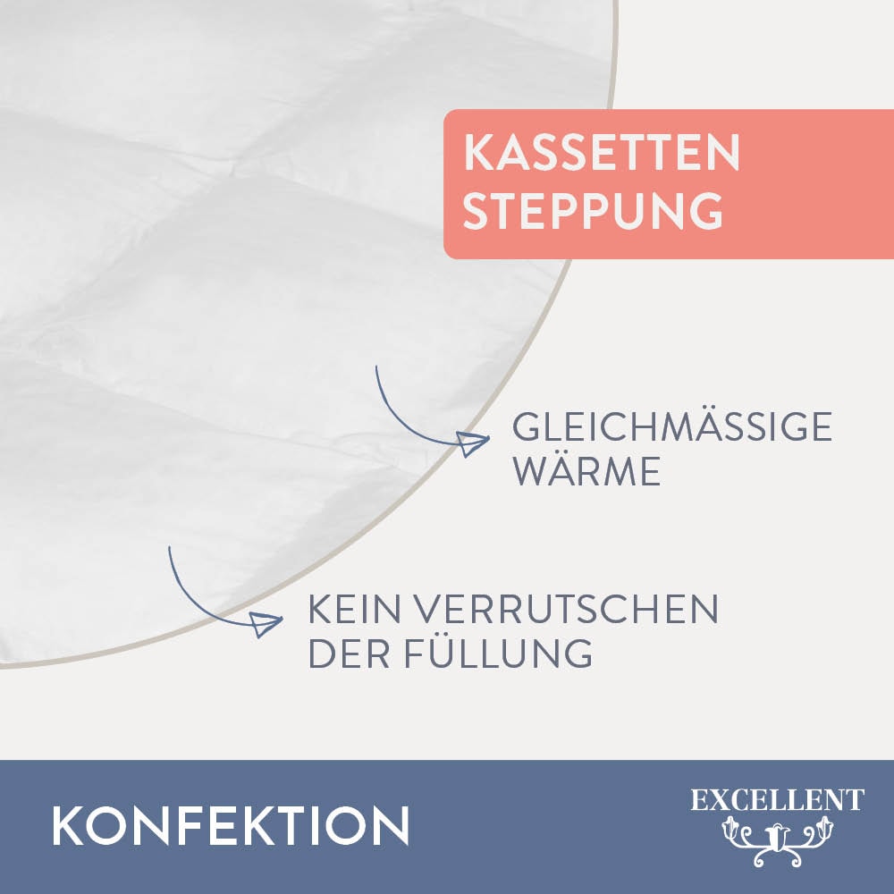 Excellent Daunenbettdecke »Zürich, Bettdecke normal mit Bestnote 