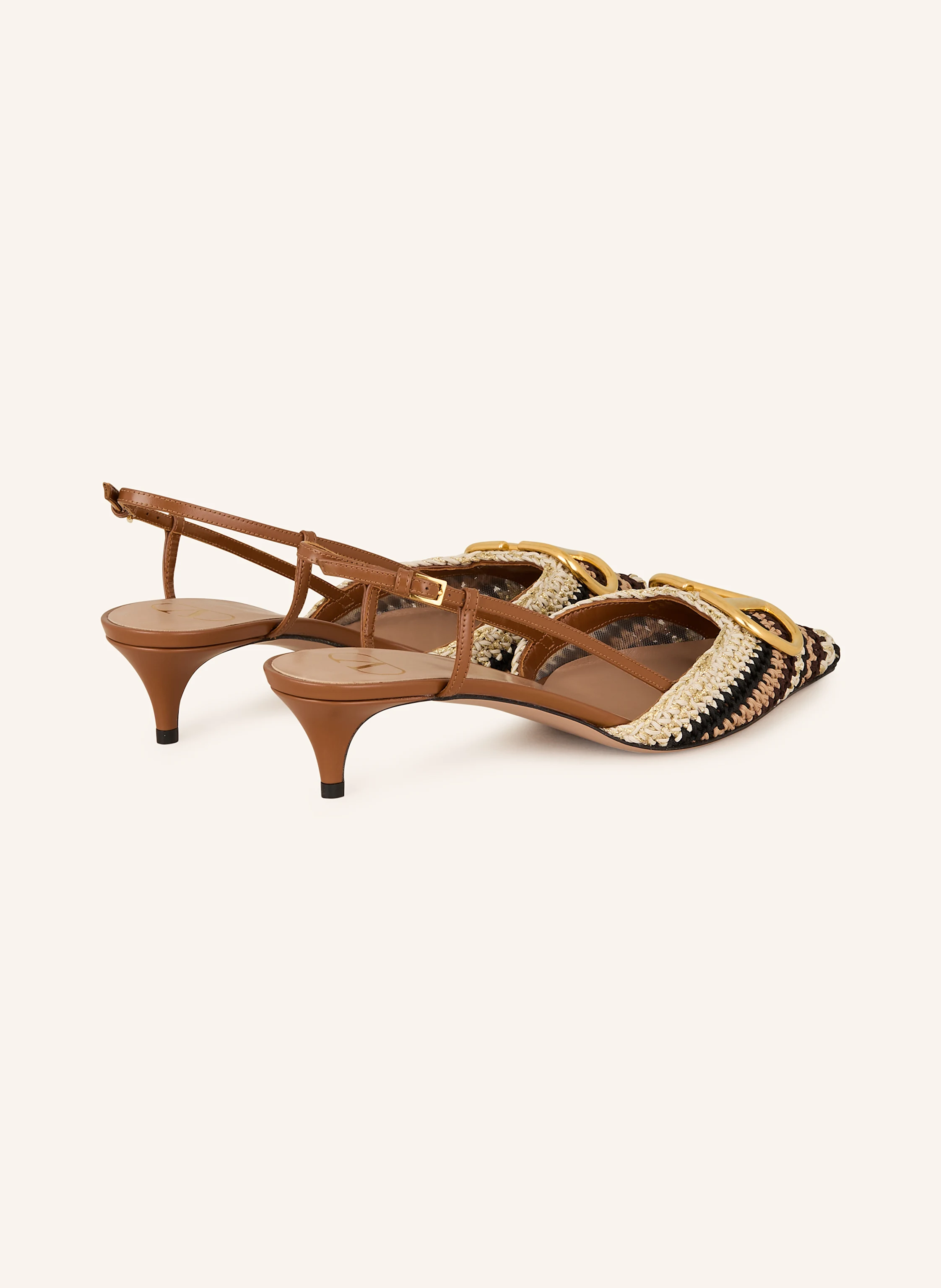 VALENTINO GARAVANI Slingpumps VLOGO SIGNATURE mit Glitzergarn
