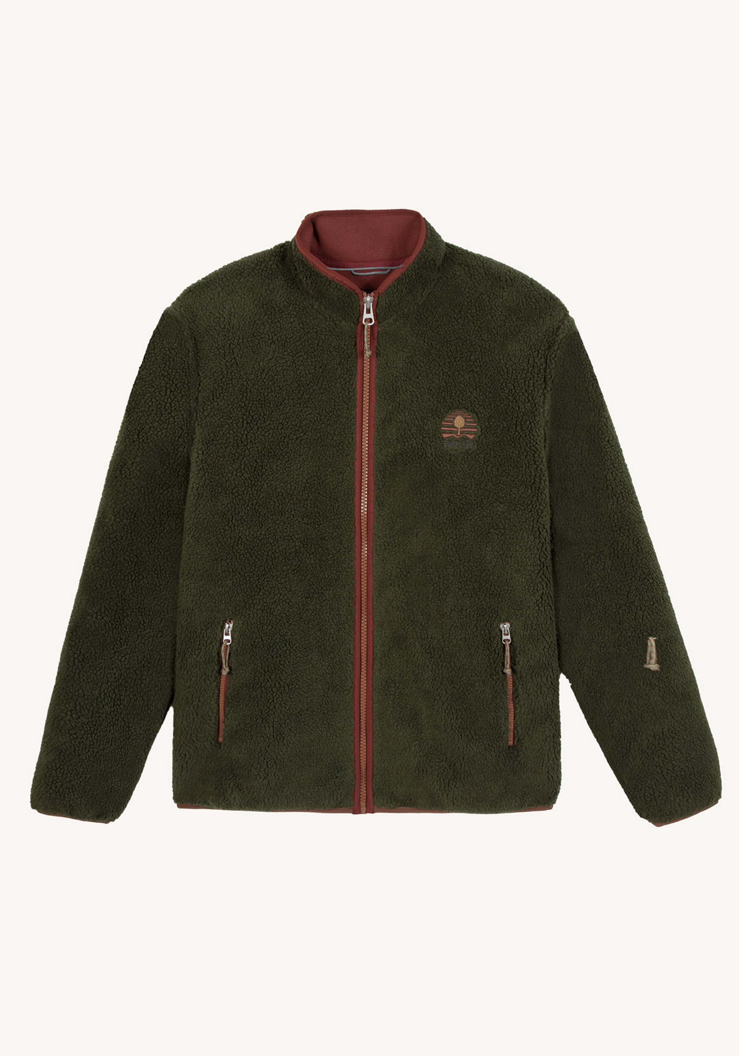 Faguo Fleecejacke Senonche Polar Knit Dark Green