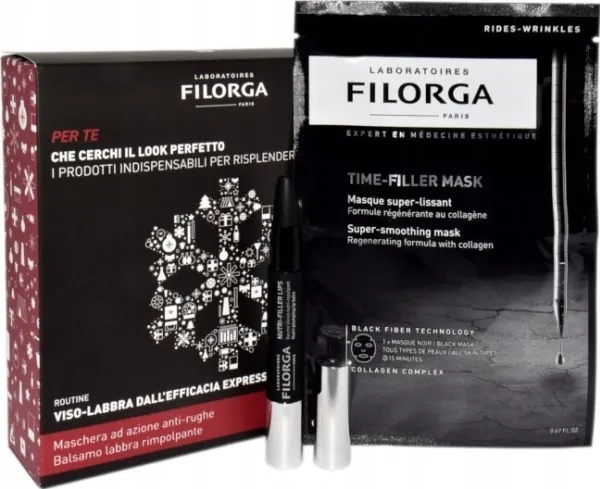 FILORGA SET (NUTRI FILLER LIPS 4ML  TIME FILLER MASK )