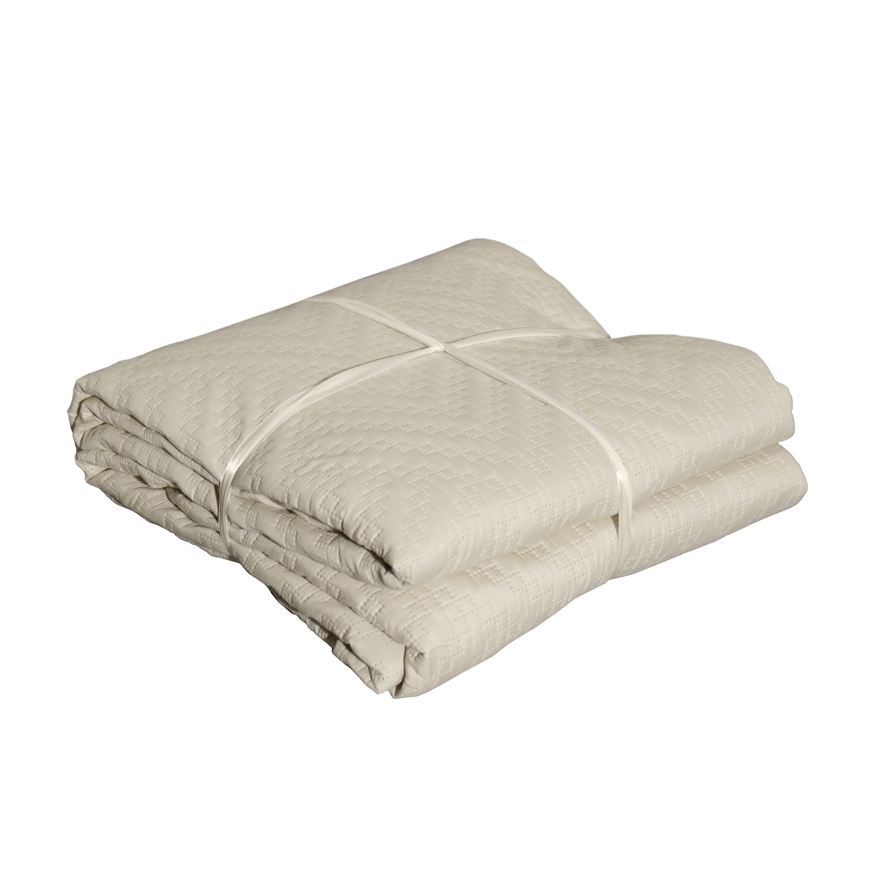 Bettüberwurf 200 x 220 cm beige