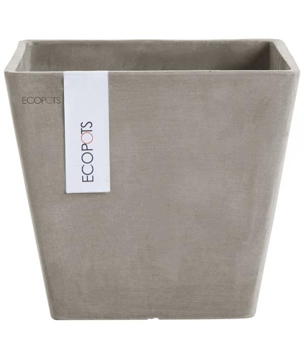 Ecopots Kunststoff-Topf Rotterdam, quadratisch