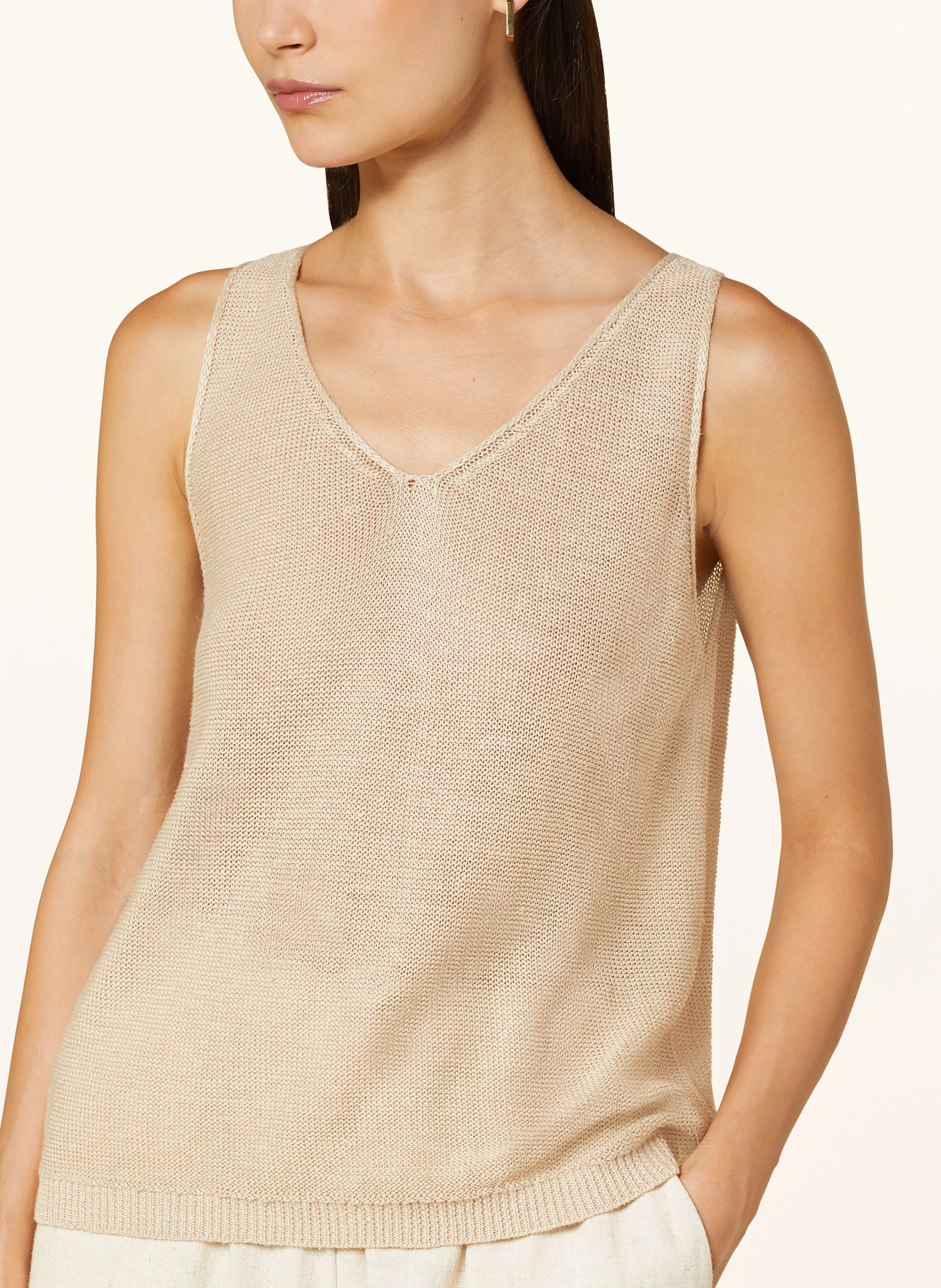 (THE MERCER) N.Y. Stricktop aus Leinen
