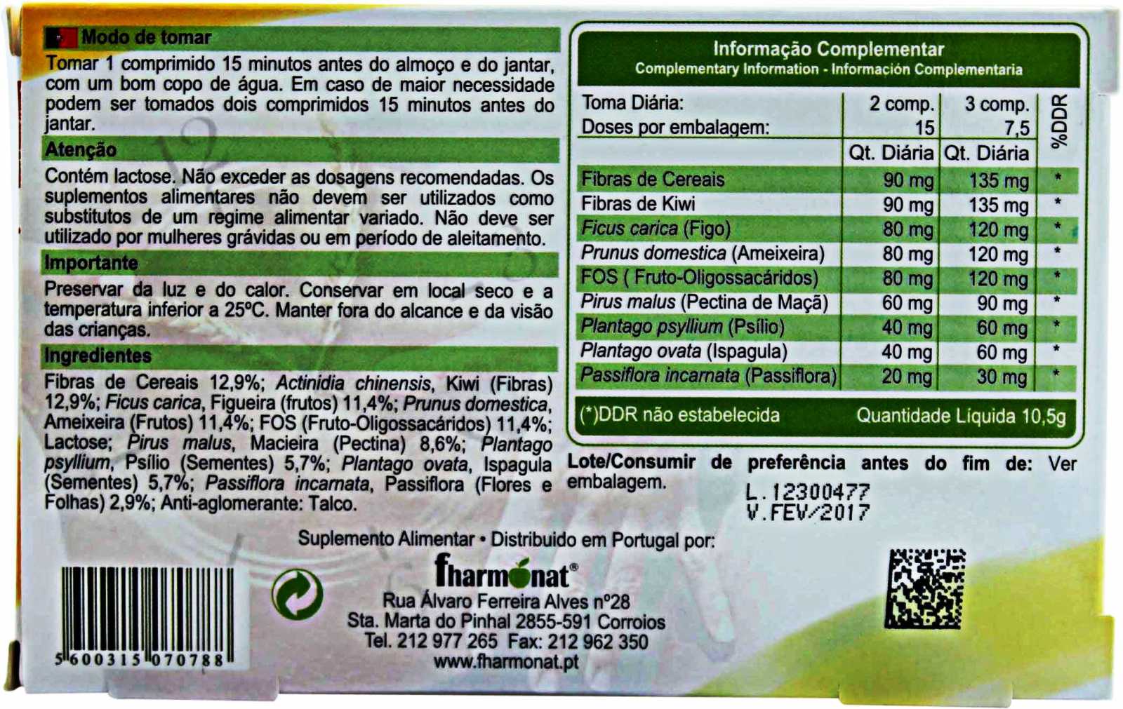 Fharmonat Biofibra 30 comprimidos