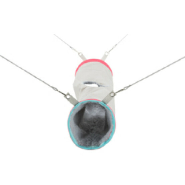 Tunnel douillet en nylon marron pour furets Trixie