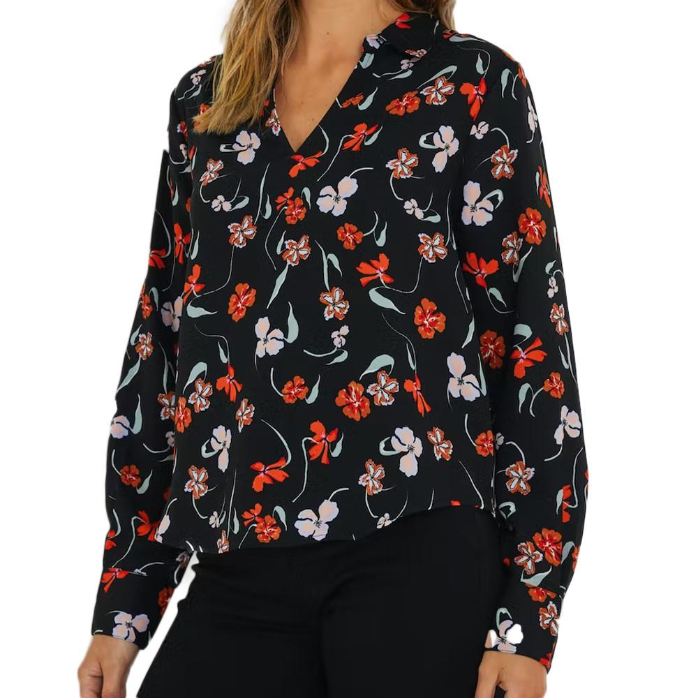 JDY Blouse Noir à fleurs Femme JDY Edith