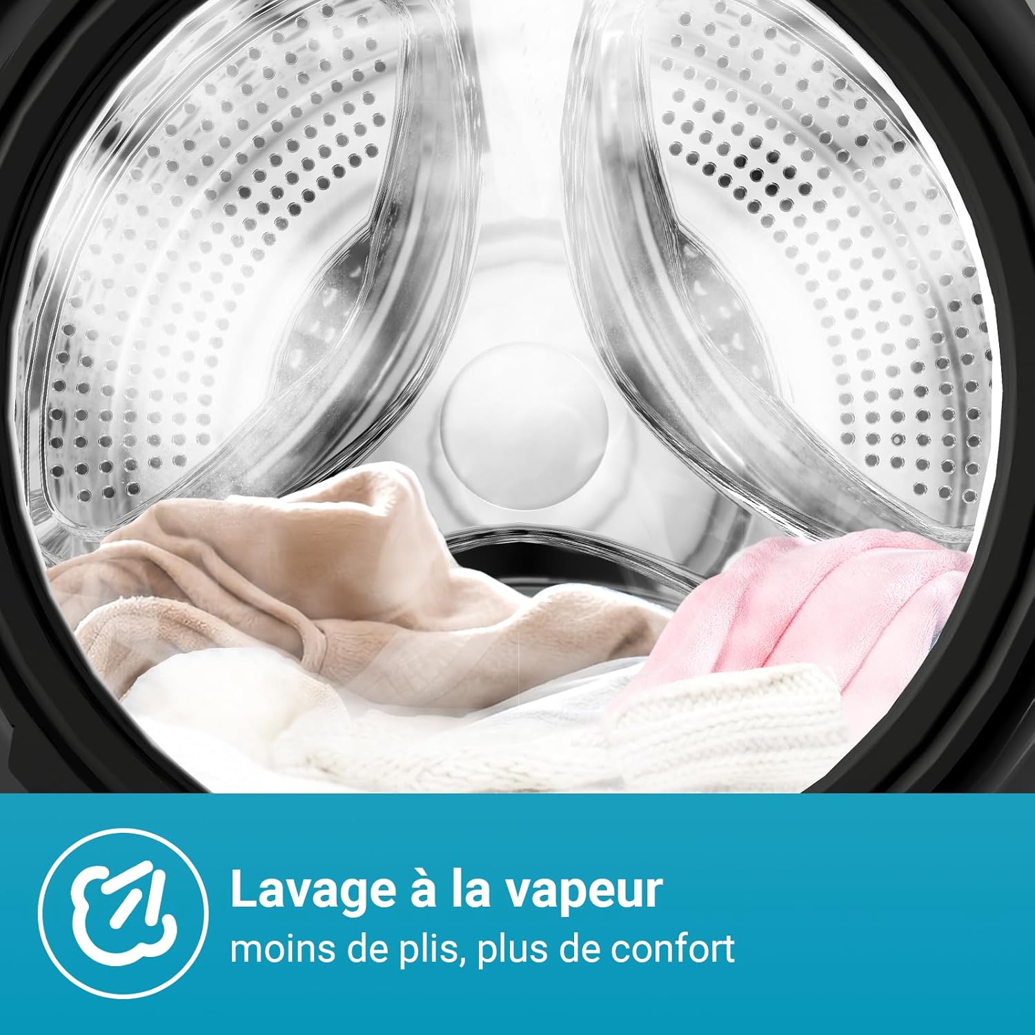 Machine à laver CHiQ CFL80-14586IM3XWA, blanc