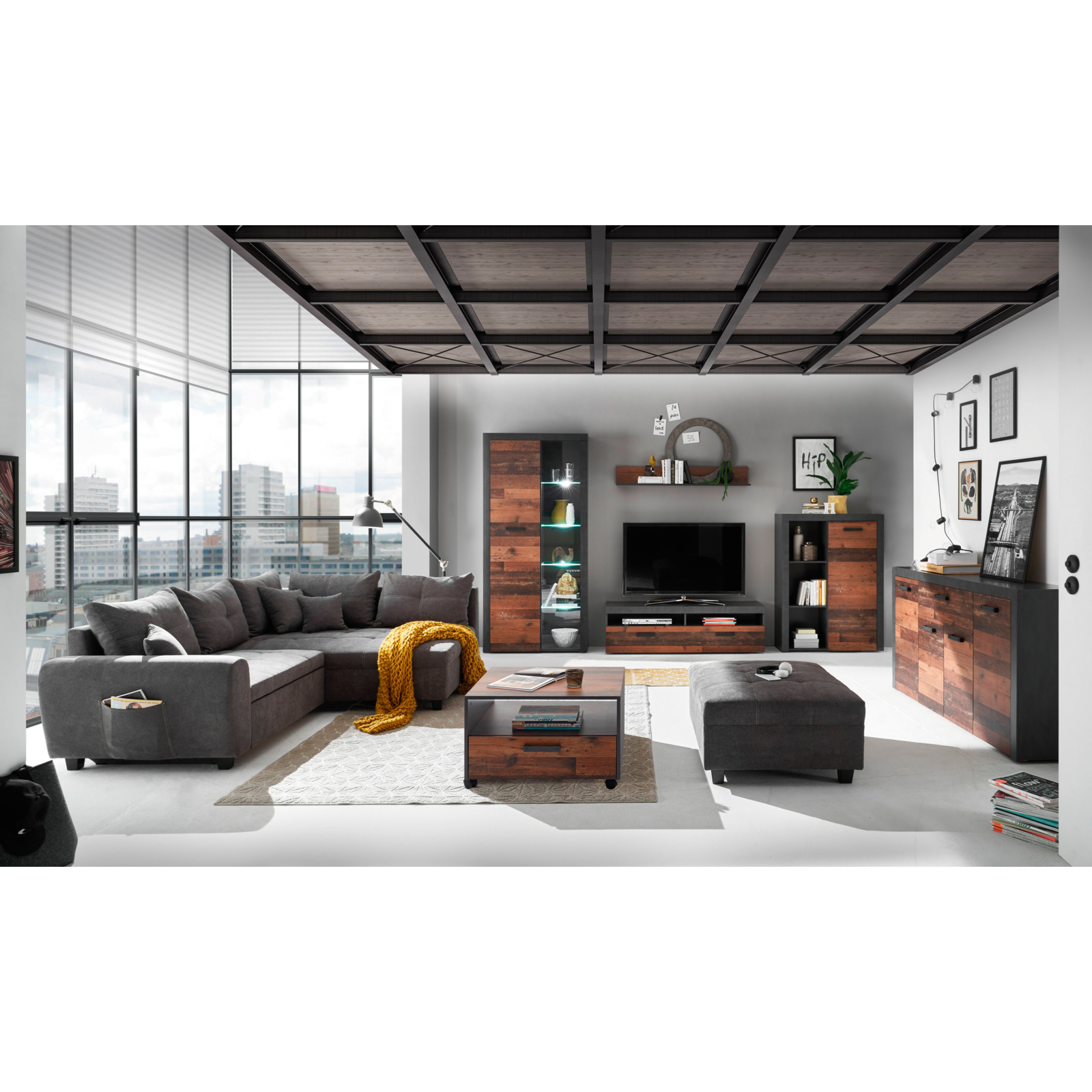 Sideboard India Dekor Old Style Matera 180 x 90 x 38 cm