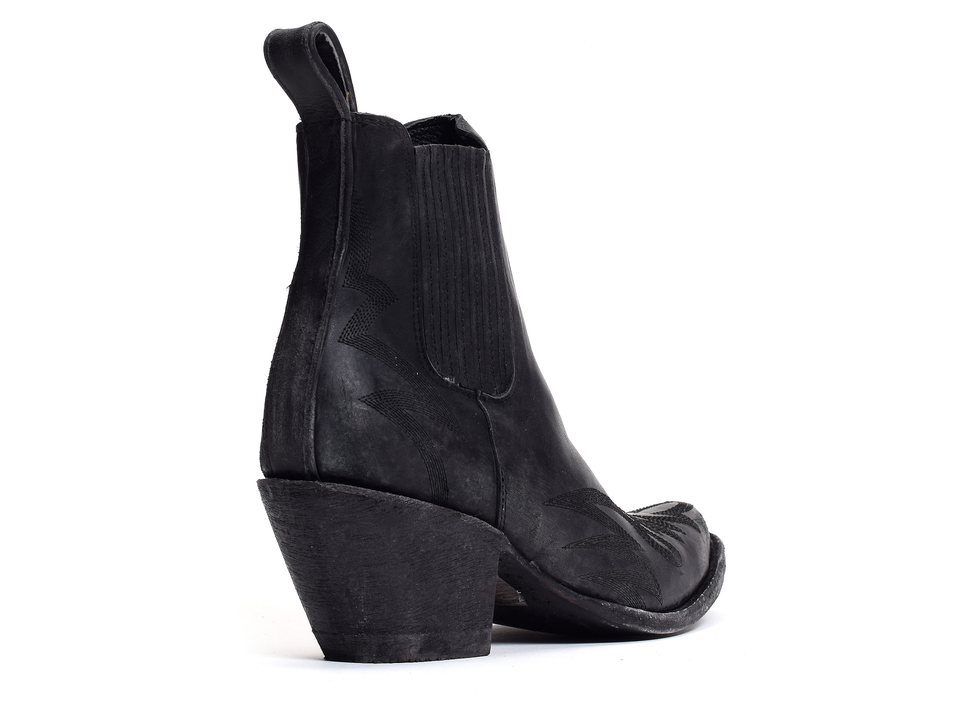 Gaucho long stitch noir
