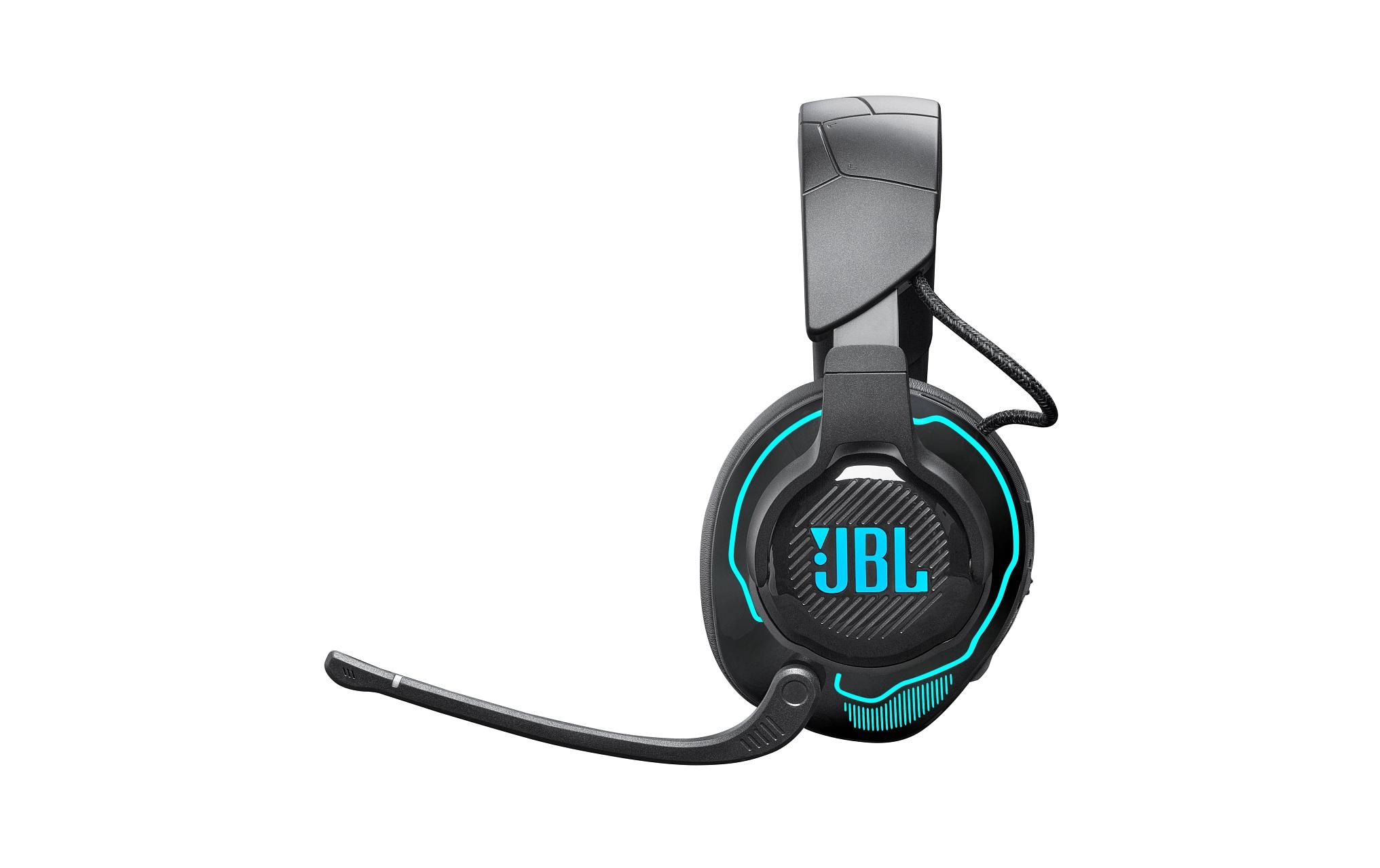 Headset Quantum 910 Schwarz<br>Kabelloses Over-Ear-Performance-Gaming-Headset mit Head-Tracking, aktivem Noise-Cancelling und Bluetooth