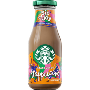 Starbucks Frappuccino Coffee Drink Caramel Brownie Flavour 250 ml