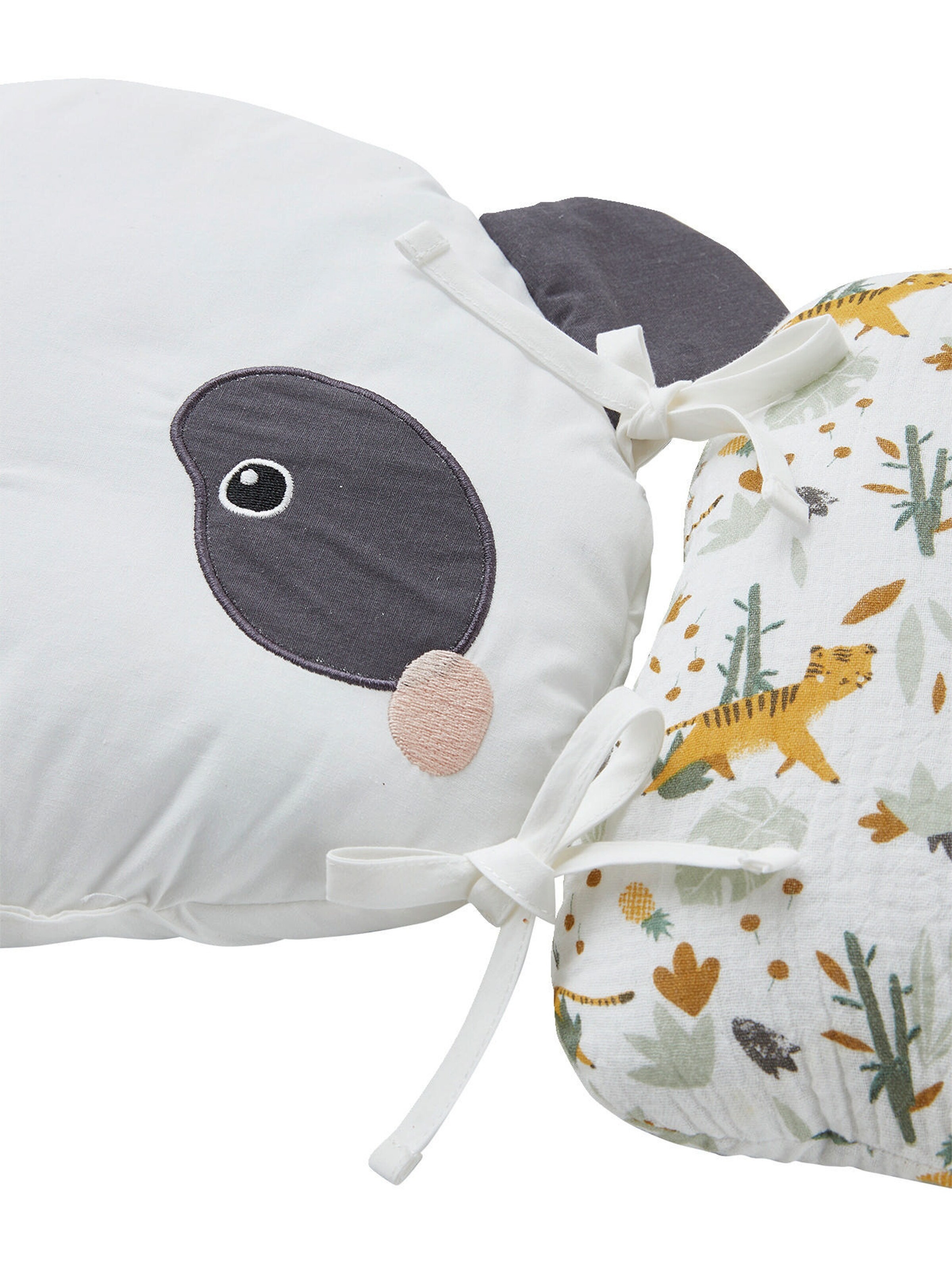 Vertbaudet Baby Bettumrandung / Polster für Laufgitter PANDAFREUNDE mehrfarbig