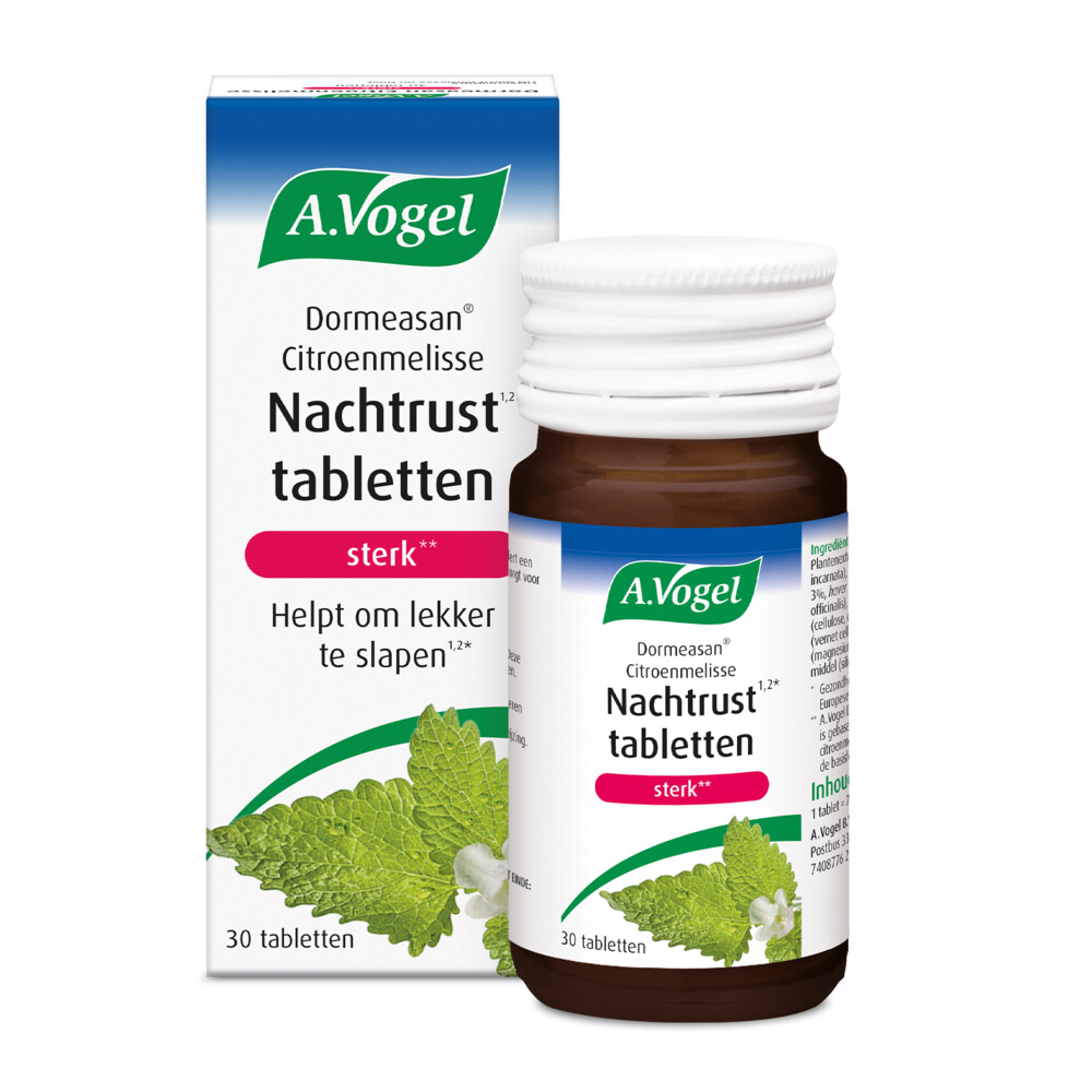 A.Vogel Dormeasan Citroenmelisse Sterk30 tabletten