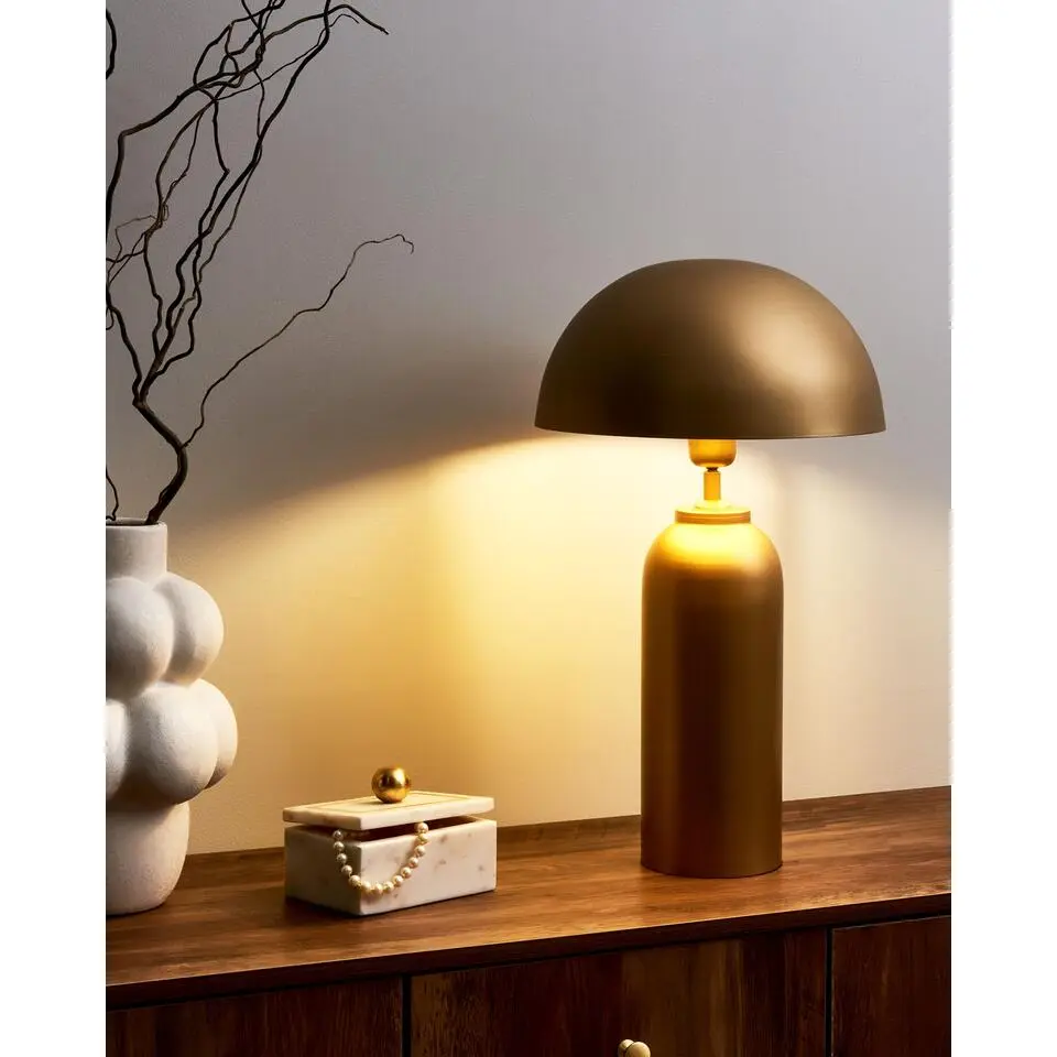 JALANGI - Tafellamp - Messing - 55 cm - IJzer