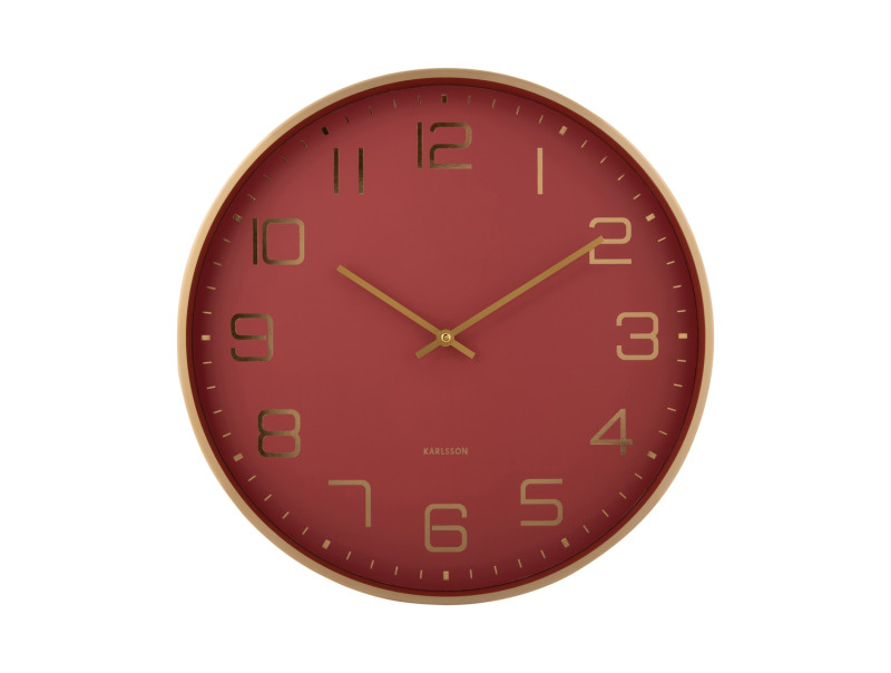 Wall Clock Elegance Glow KA5973BK Black