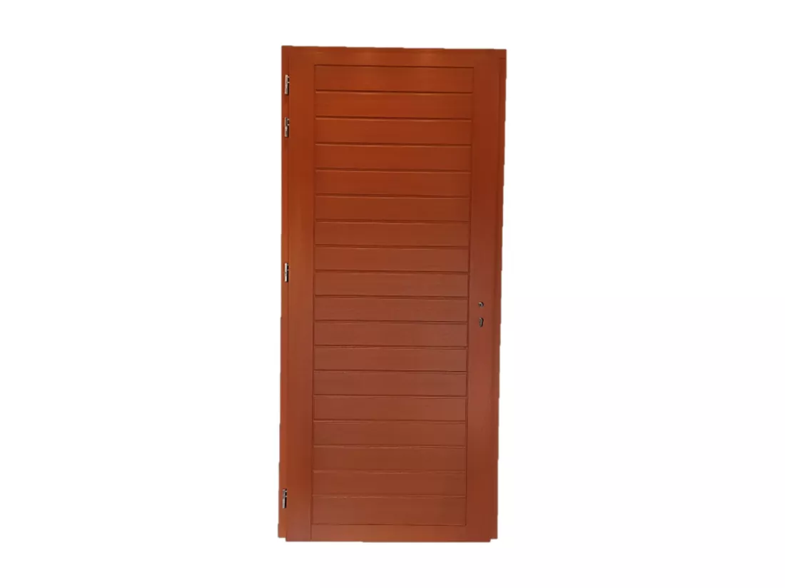 Porte D'Entrée Bois Pleine, Laura, H,215Xl,90 P, Droit Côtes Tableau