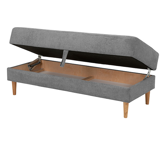 Federkern Eck-Schlafsofa »Jenna«, grau