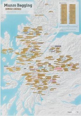 Munro Bagging Collect and Scratch Print (Sheet map, rolled)
