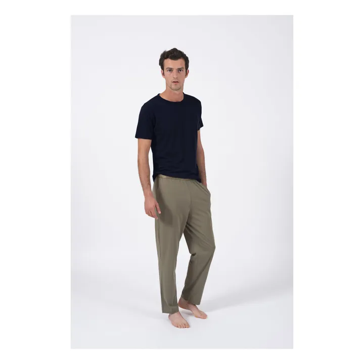 Talc T-shirt Muse Coton Bio | Bleu marine