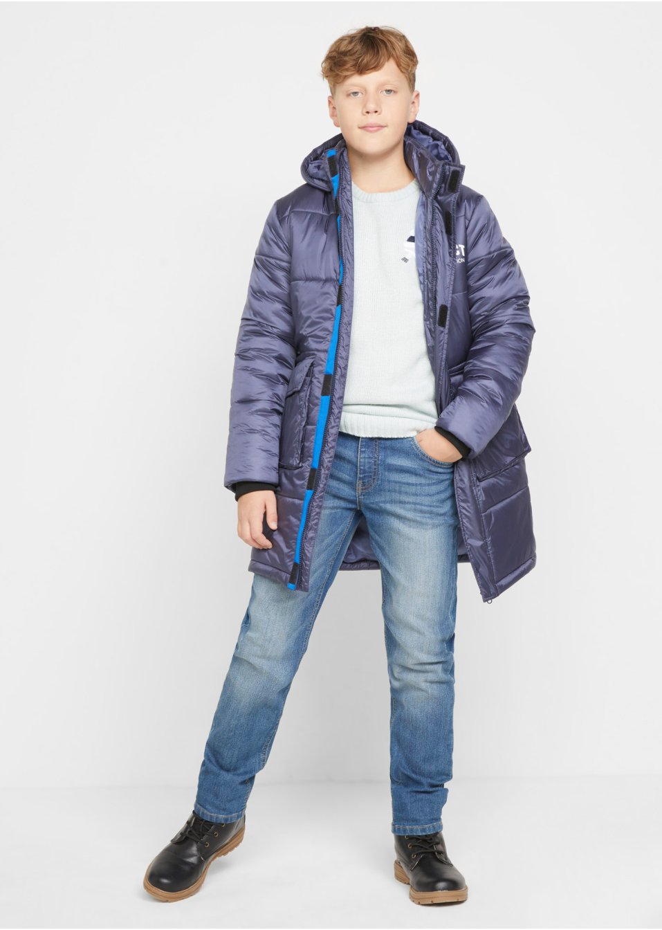 Pull enfant avec motif hivernal