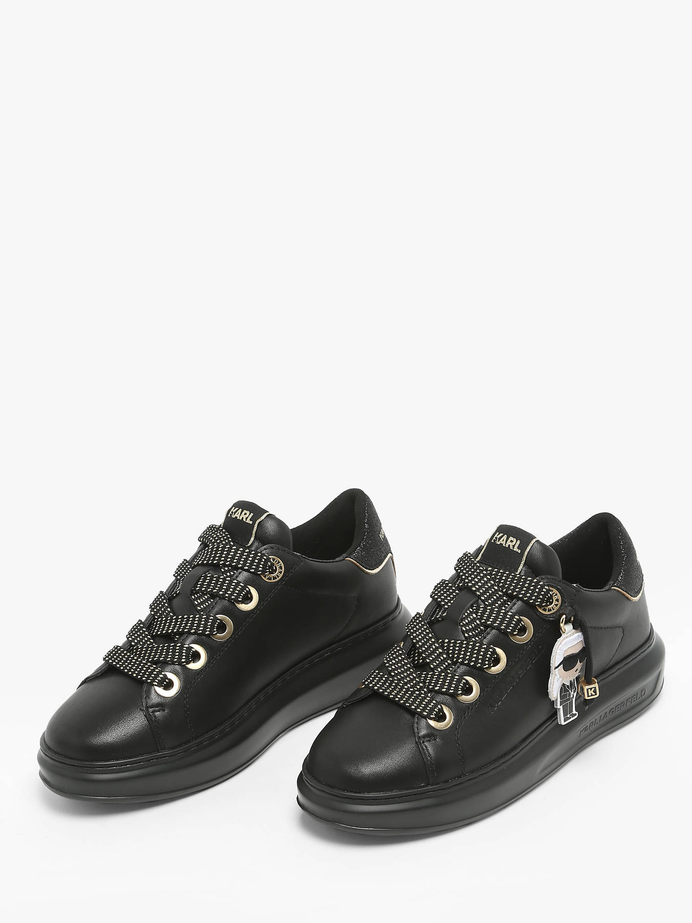 Sneakers Kapri Keychain en cuir KARL LAGERFELD