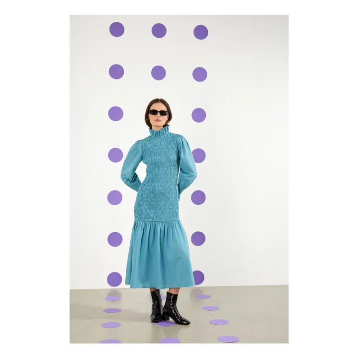 Maria de la Orden Robe Longue Aleria | Bleu