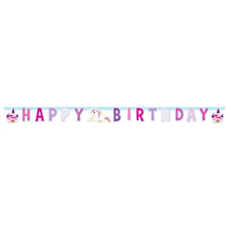 Procos Einhorn Partykette Happy Birthday