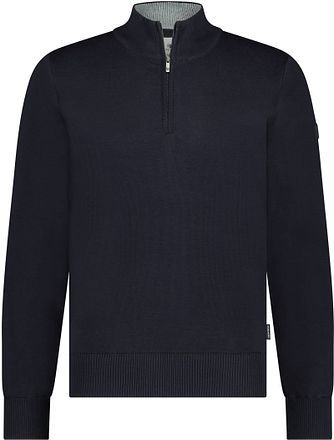 State Of Art Half Zip Trui Wol Blend Navy 13191003-5900 kopen