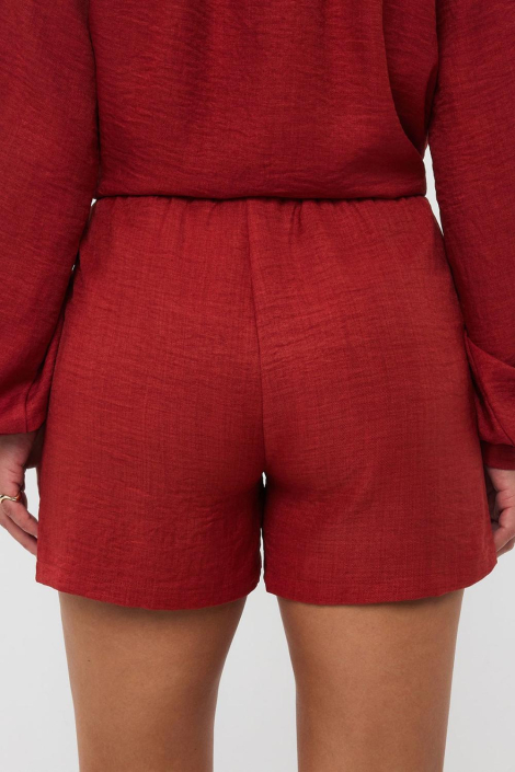 Ydence rode dames korte broek