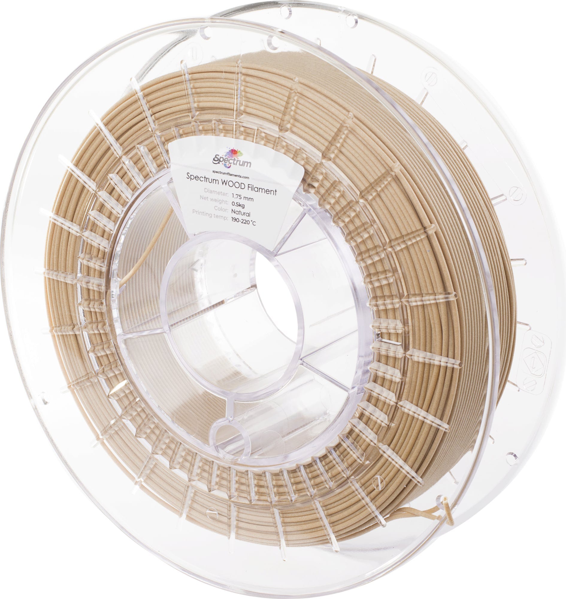 Spectrum  WOOD Natural, 1,75 mm / 1000 g    Biologisch abbaubares Holz-Filament