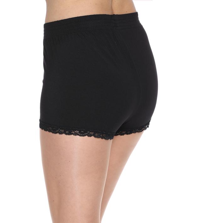 Pyjama Shorty mit Spitze, 2er Pack