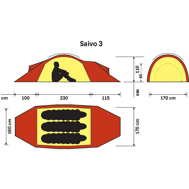Hilleberg Saivo 3 Zelt