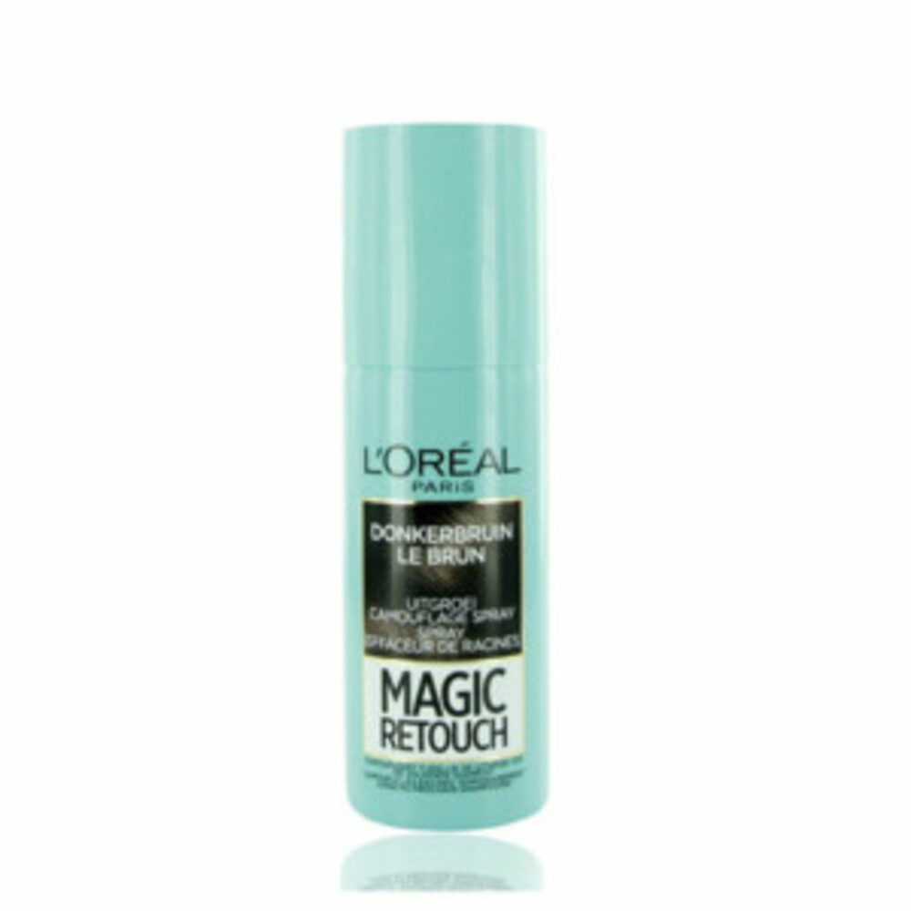 L'Oréal Excellence Crèmekleuring 3 Donkerbruin 1x & Magic Retouch Uitgroeispray Bruin 1x 75 ml Pakket