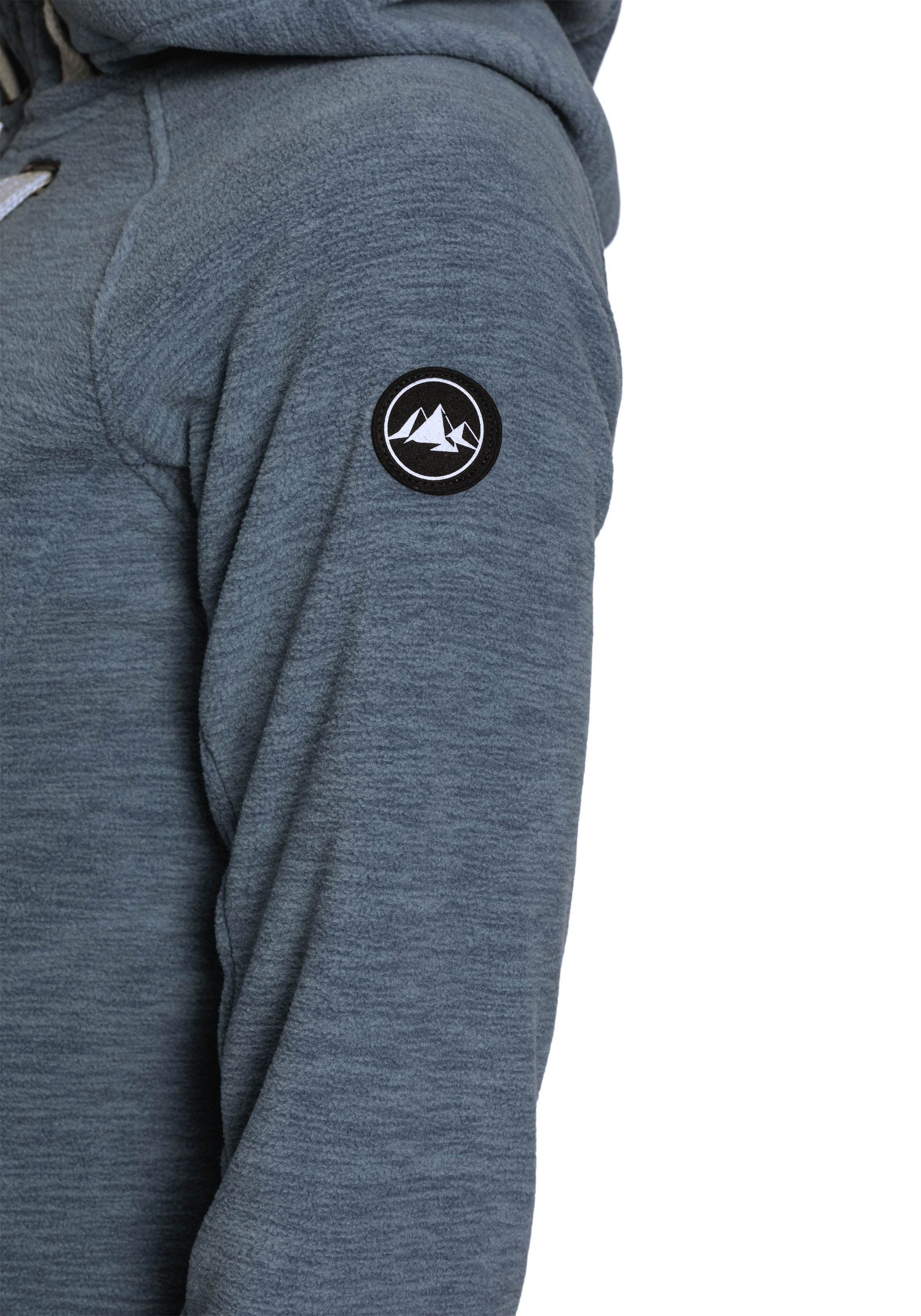Polarino Fleecejacke mit Kapuze für kalte Tage,  aus Fleece,  mit Kapuze,  atmungsaktiv