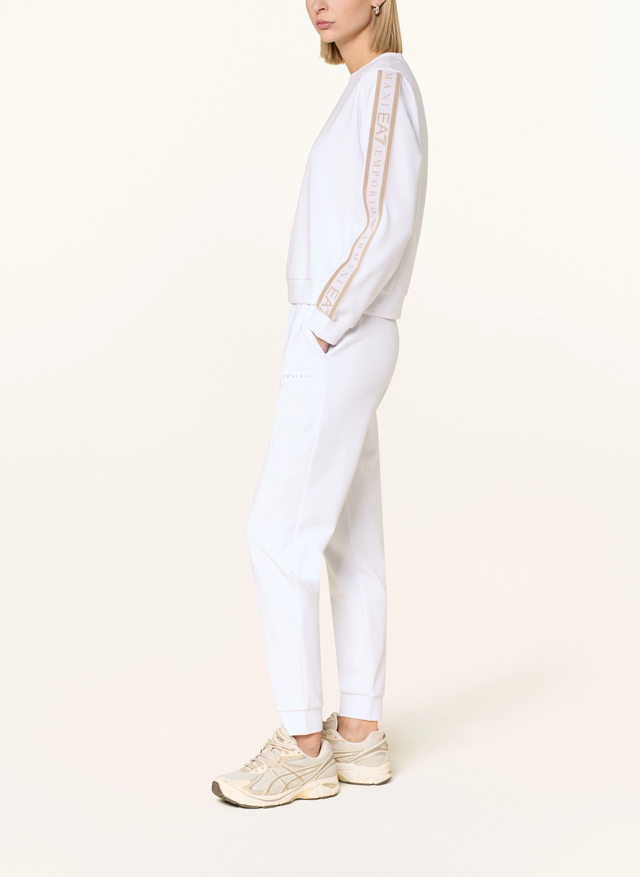 EA7 EMPORIO ARMANI Set: Sweatshirt und Sweatpants NATURAL VENTUS7