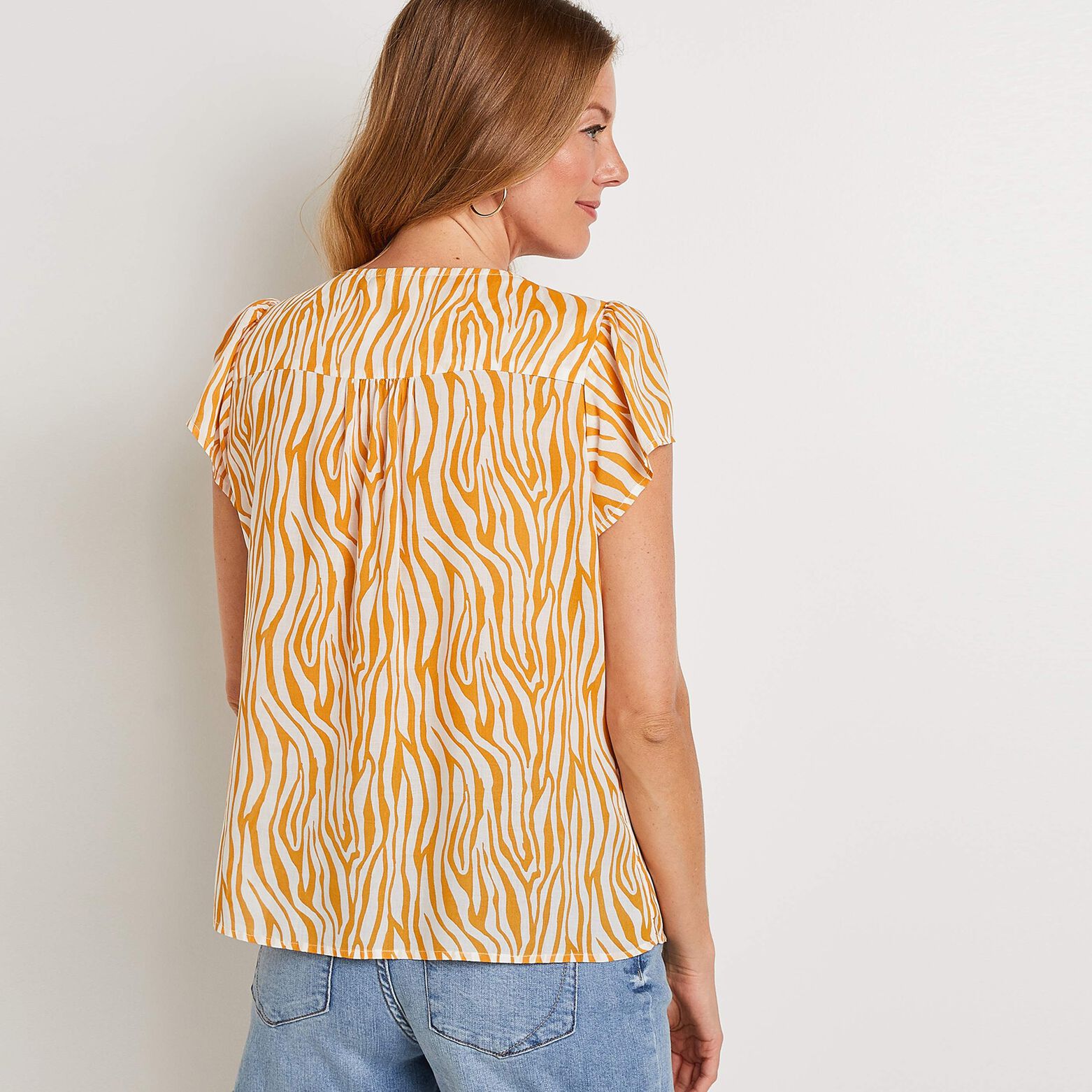 Blouse manches courtes femme