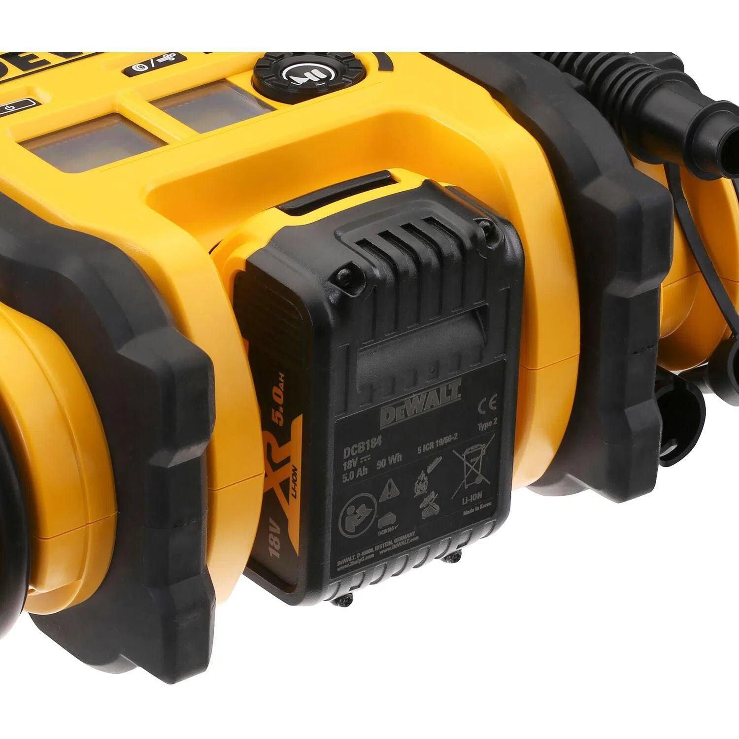 DeWALT DCC018N Accu luchtpomp compact 18V XR Basic Body