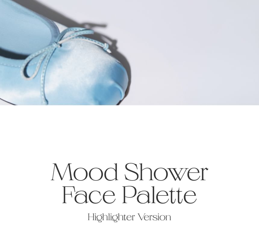 UNLEASHIA - Mood Shower Face Palette Highlighter Versie - 2 Soorten