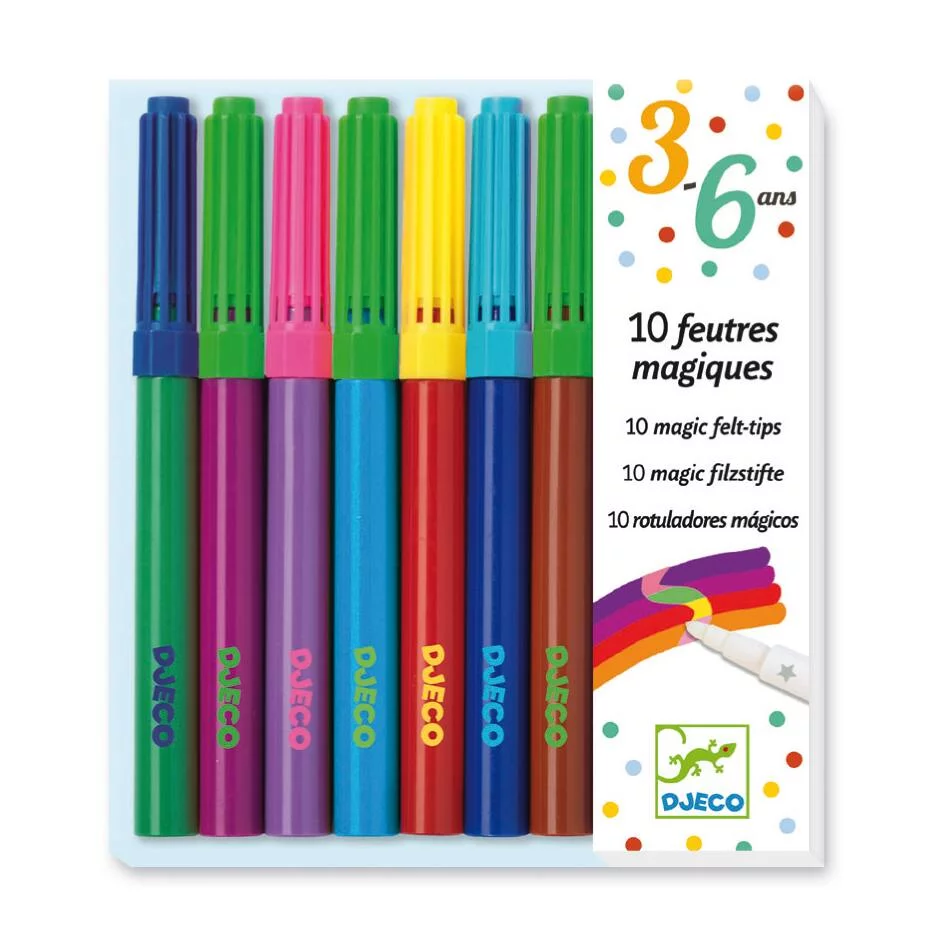 10 FEUTRES MAGIQUES