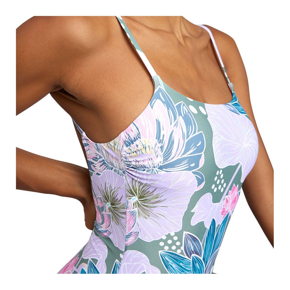 Arena U BACK ALLOVER - Maillot de bain 1 pièce Femme jade multi