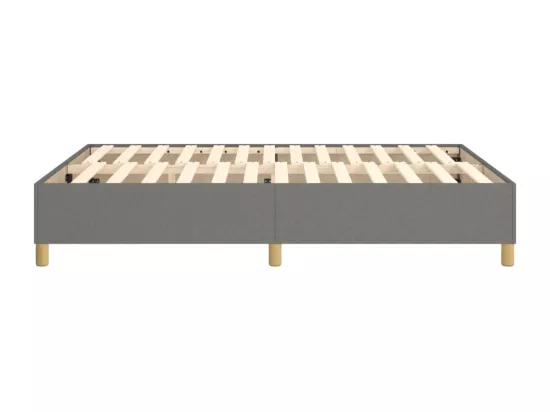 Sommier à lattes de lit Gris foncé 140x200 cm Tissu