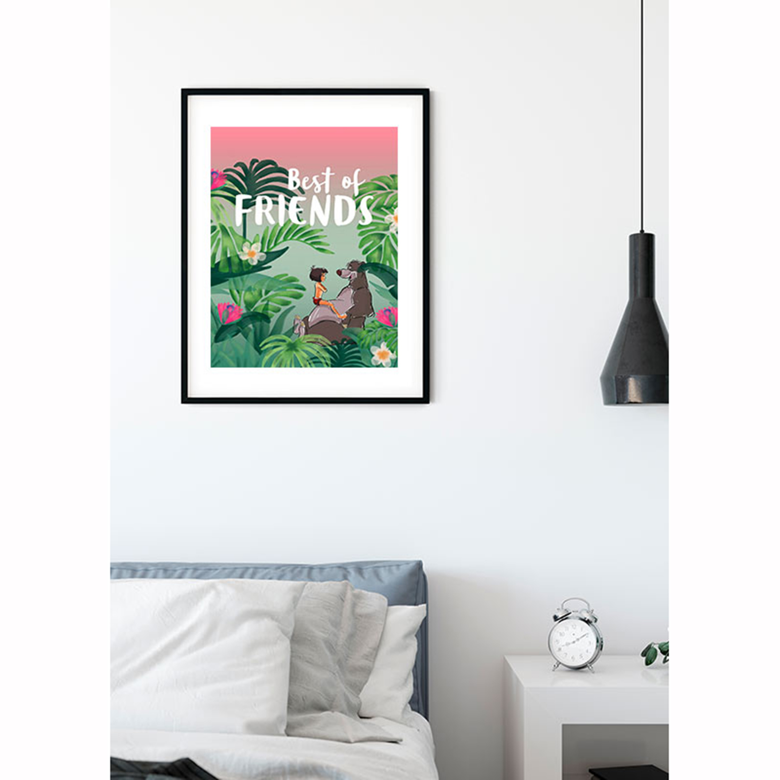 Wandbild JUNGLE BOOK - bunt - 50x70 cm