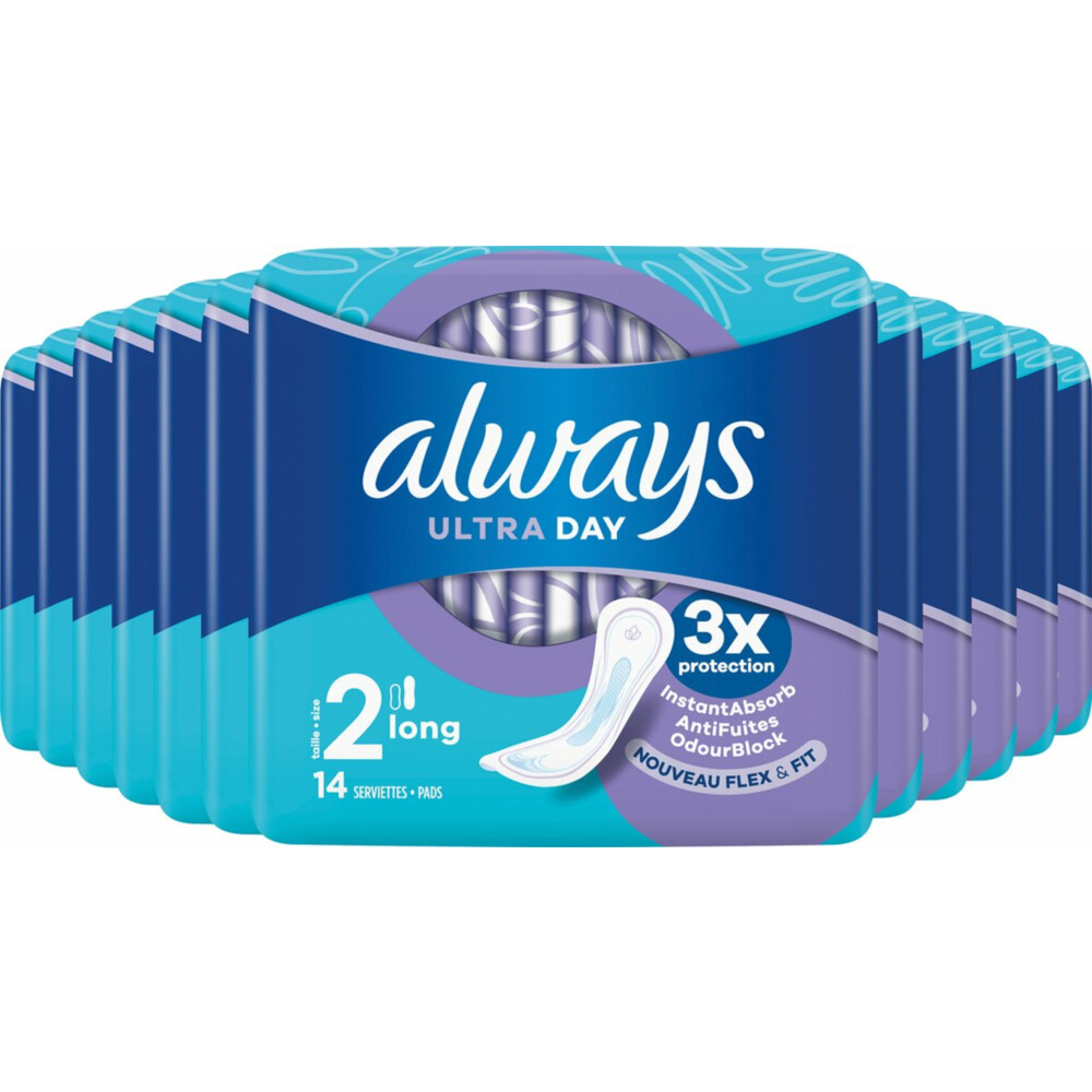 12x Always Maandverband Ultra Long14 stuks