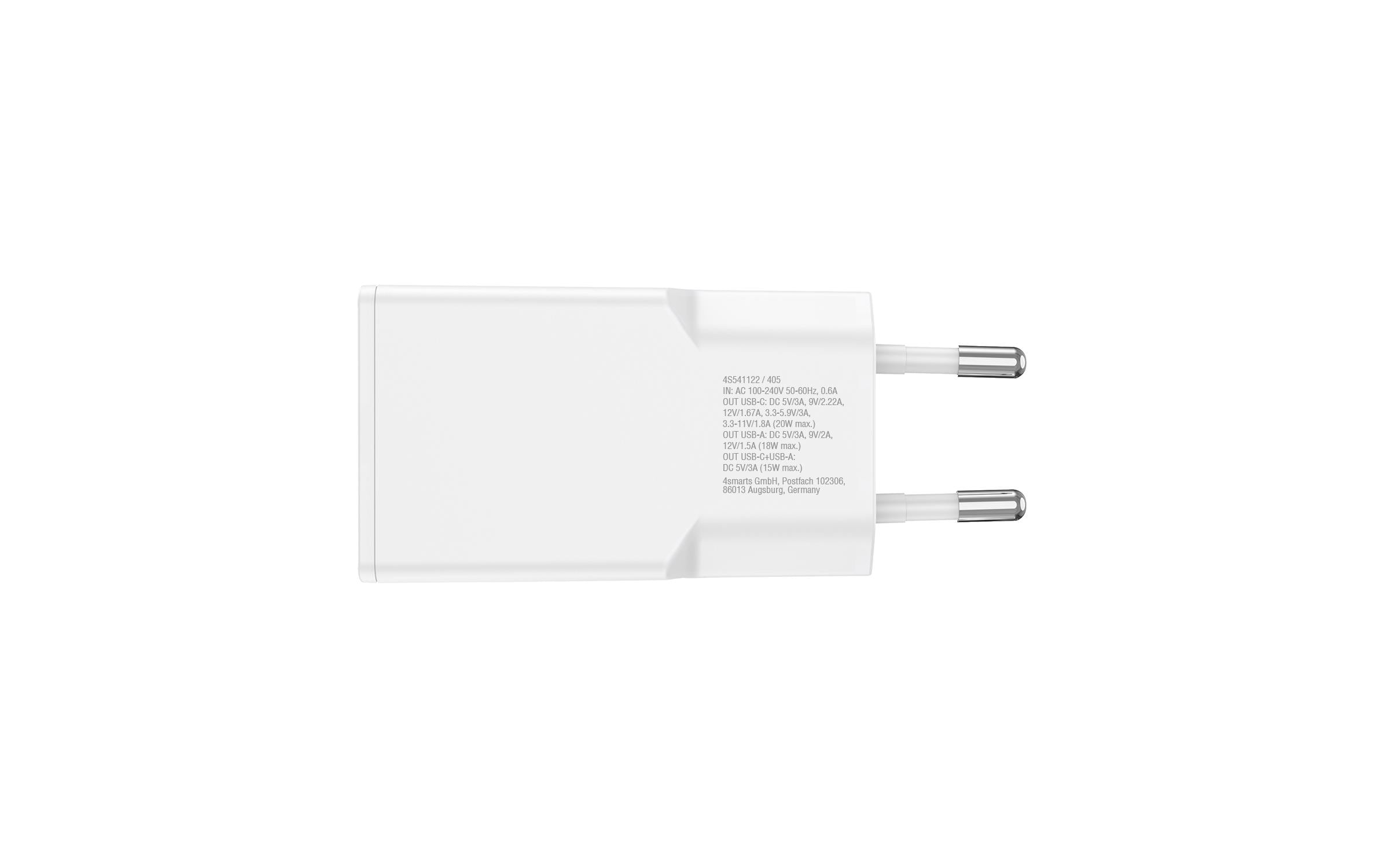 USB-Wandladegerät PDPlug Slim Duos 30 WKompakter USB-C-Ladeadapter mit GaN-Technologie