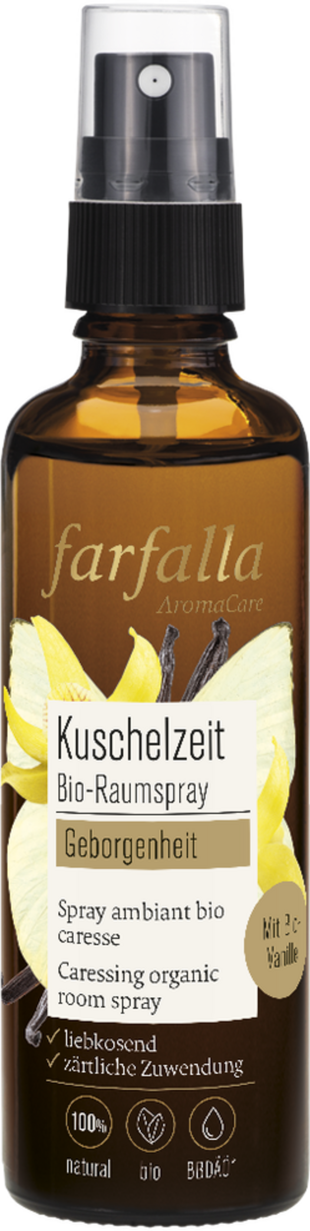 farfalla  Kuschelzeit Bio-Raumspray Geborgenheit, 75 ml