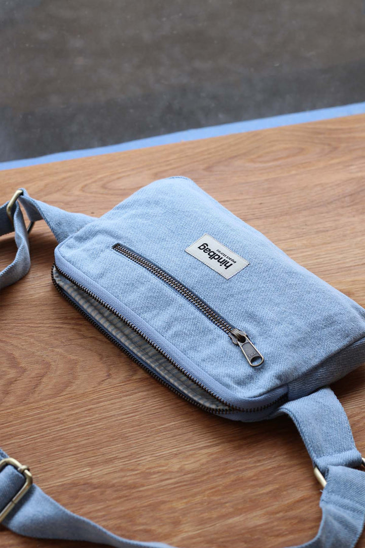 Sac banane Harry Denim Bleu