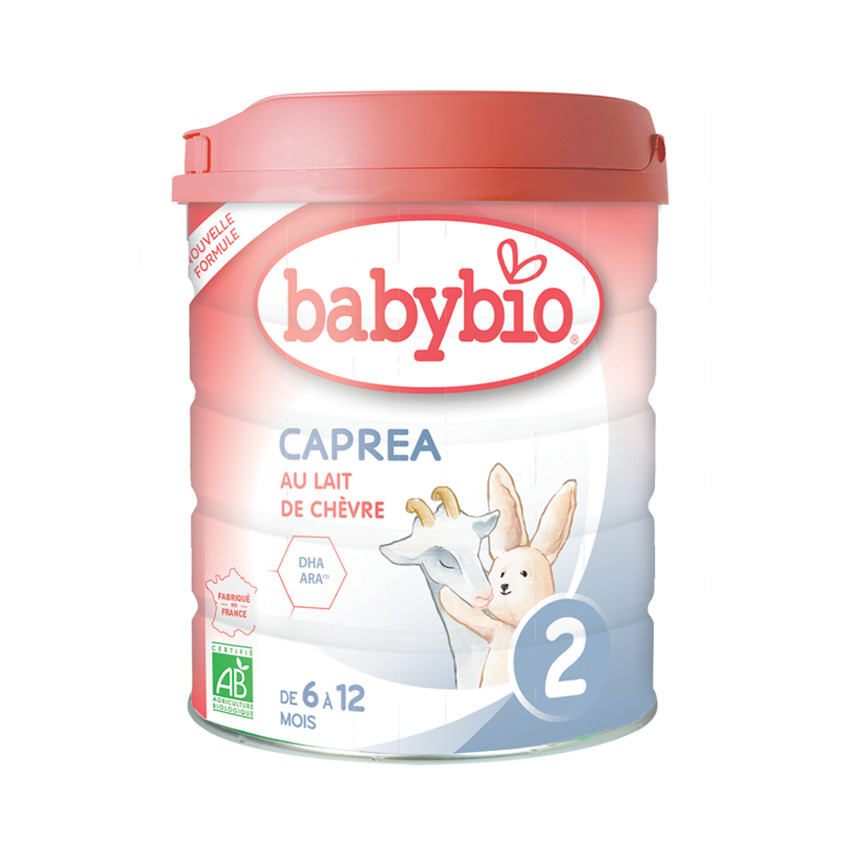 Lait en poudre au lait de chèvre bio Caprea 2 de 6 à 12 mois - 800g